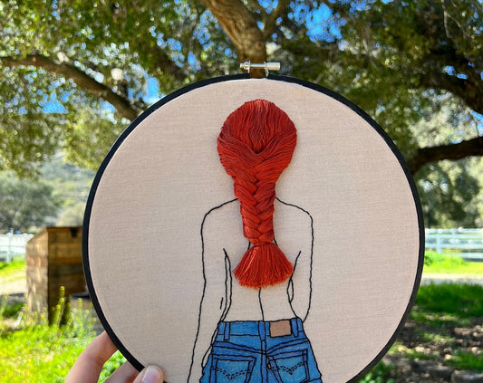 Embroidered Braid & Silhouette